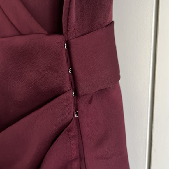 ALL SAINTS “Cadia Dress” size 4-maroon w tags! - Picture 5 of 14
